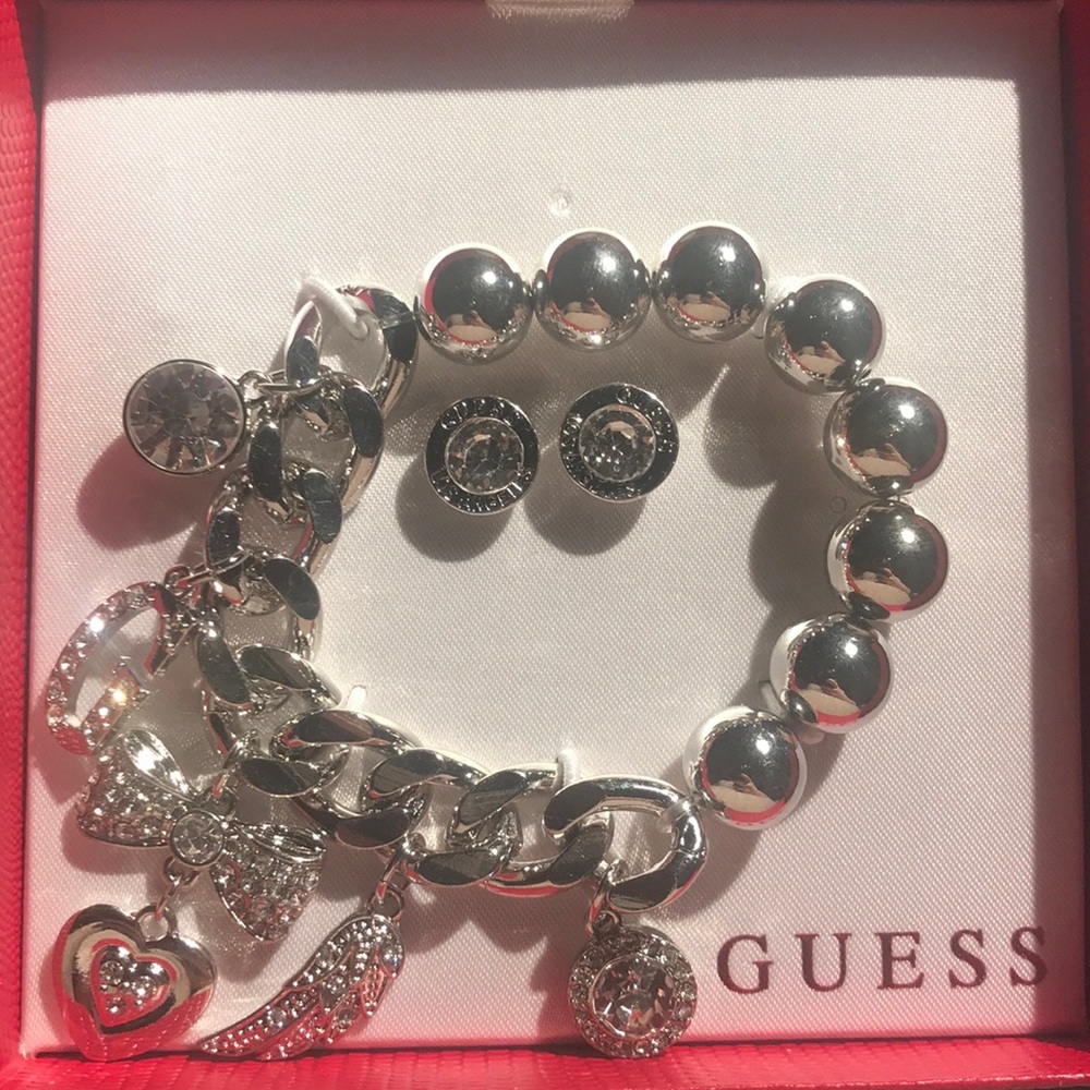 Guess Bracelet and Earring Set